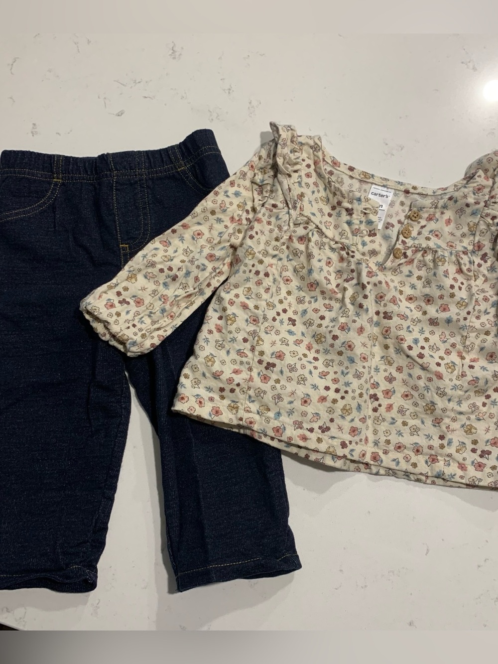Carter’s 18mo Floral Top & Jeans Bundle